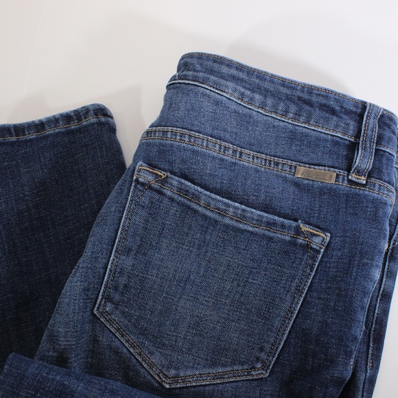 KANCAN Estilio Distressed Denim Blue Jeans Blue Knee Holes High Waist Size 30 - Picture 2 of 14